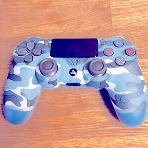 Official Sony PlayStation Blue Camo Dualshock 4